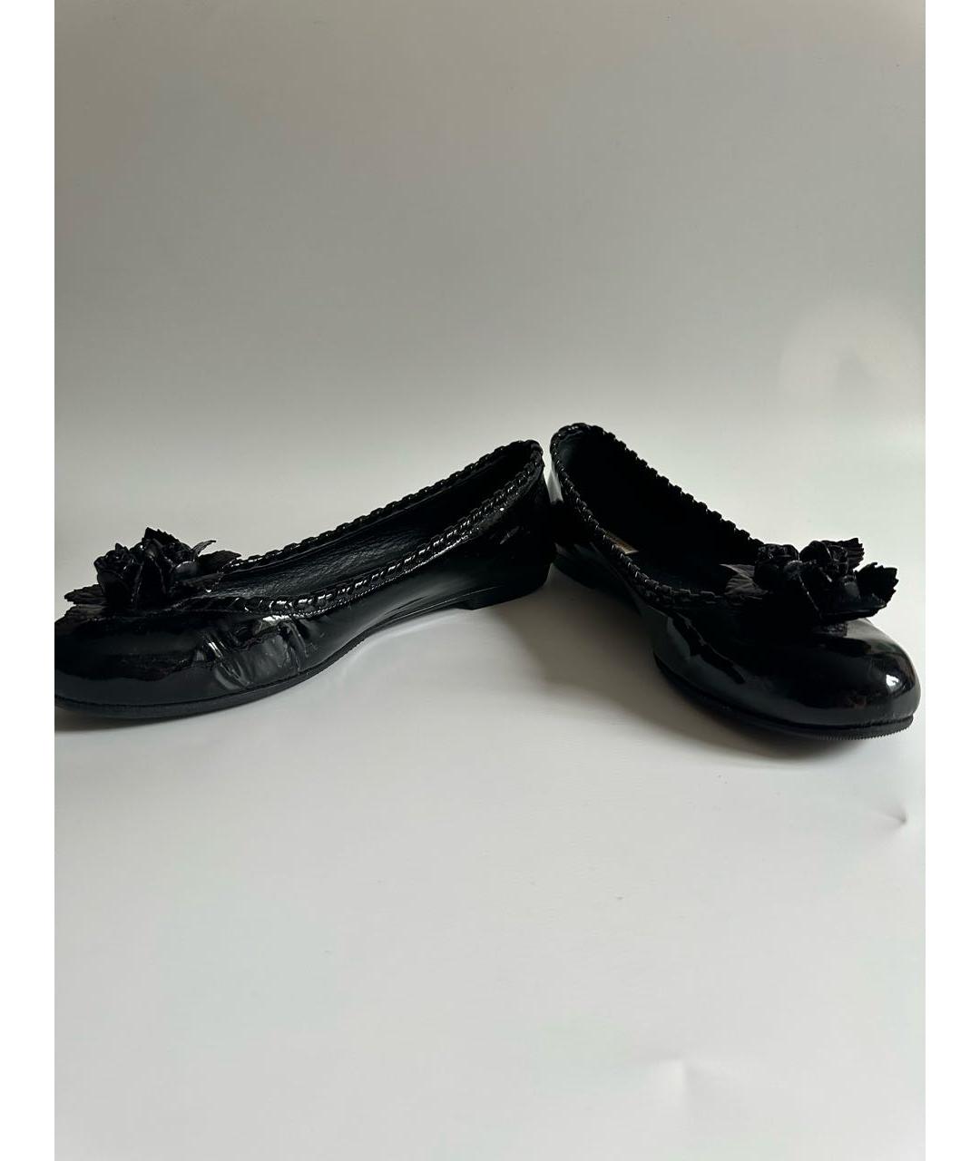 BOTTEGA VENETA Черные балетки, фото 4