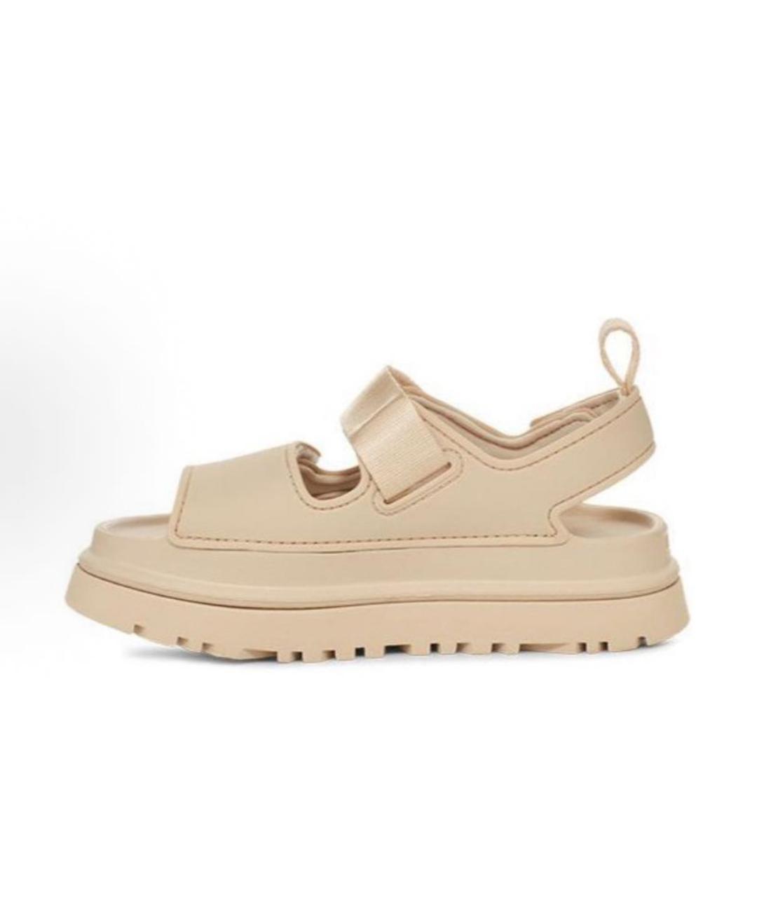 UGG AUSTRALIA Бежевые сандалии, фото 5