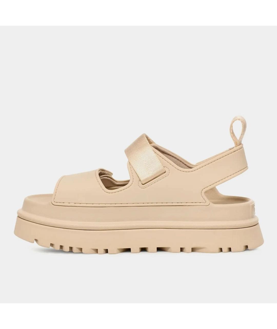 UGG AUSTRALIA Бежевые сандалии, фото 4