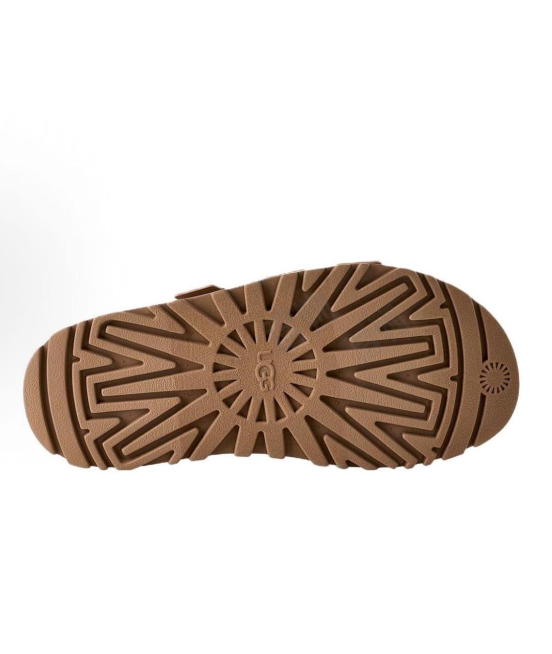 UGG AUSTRALIA Коричневые сандалии, фото 5