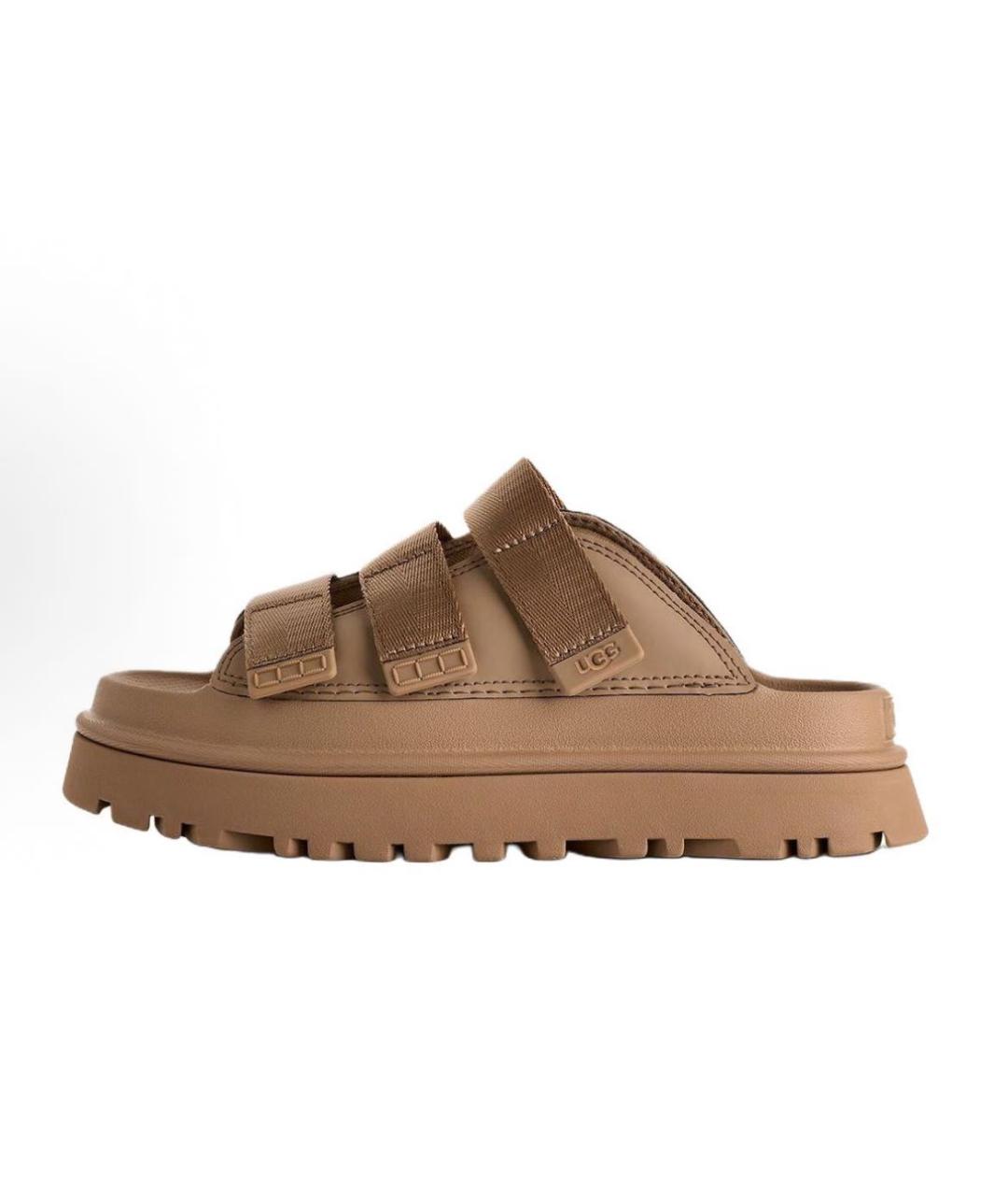 UGG AUSTRALIA Коричневые сандалии, фото 6