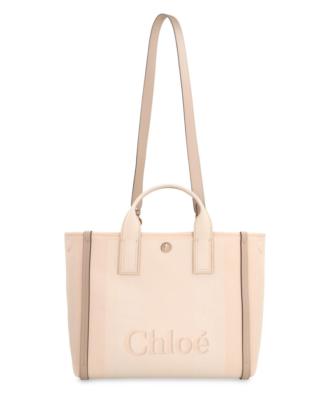 CHLOE Розовая сумка тоут, фото 3