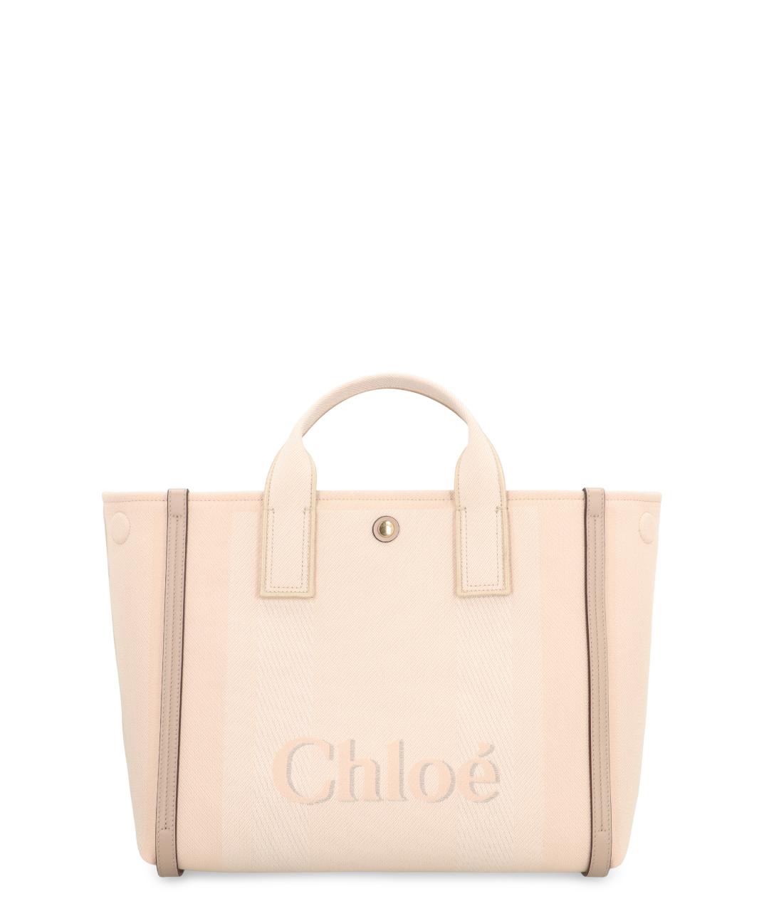 CHLOE Розовая сумка тоут, фото 1