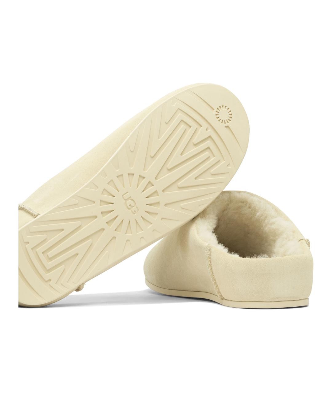 UGG AUSTRALIA Бежевые шлепанцы, фото 5