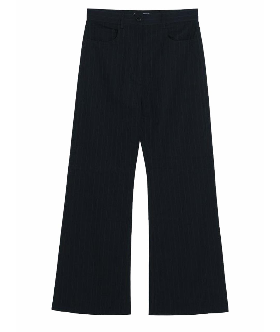 ACNE STUDIOS Темно-синие прямые брюки, фото 1