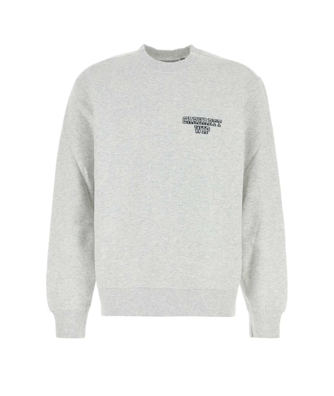 CARHARTT WIP Серый хлопковый джемпер / свитер, фото 1