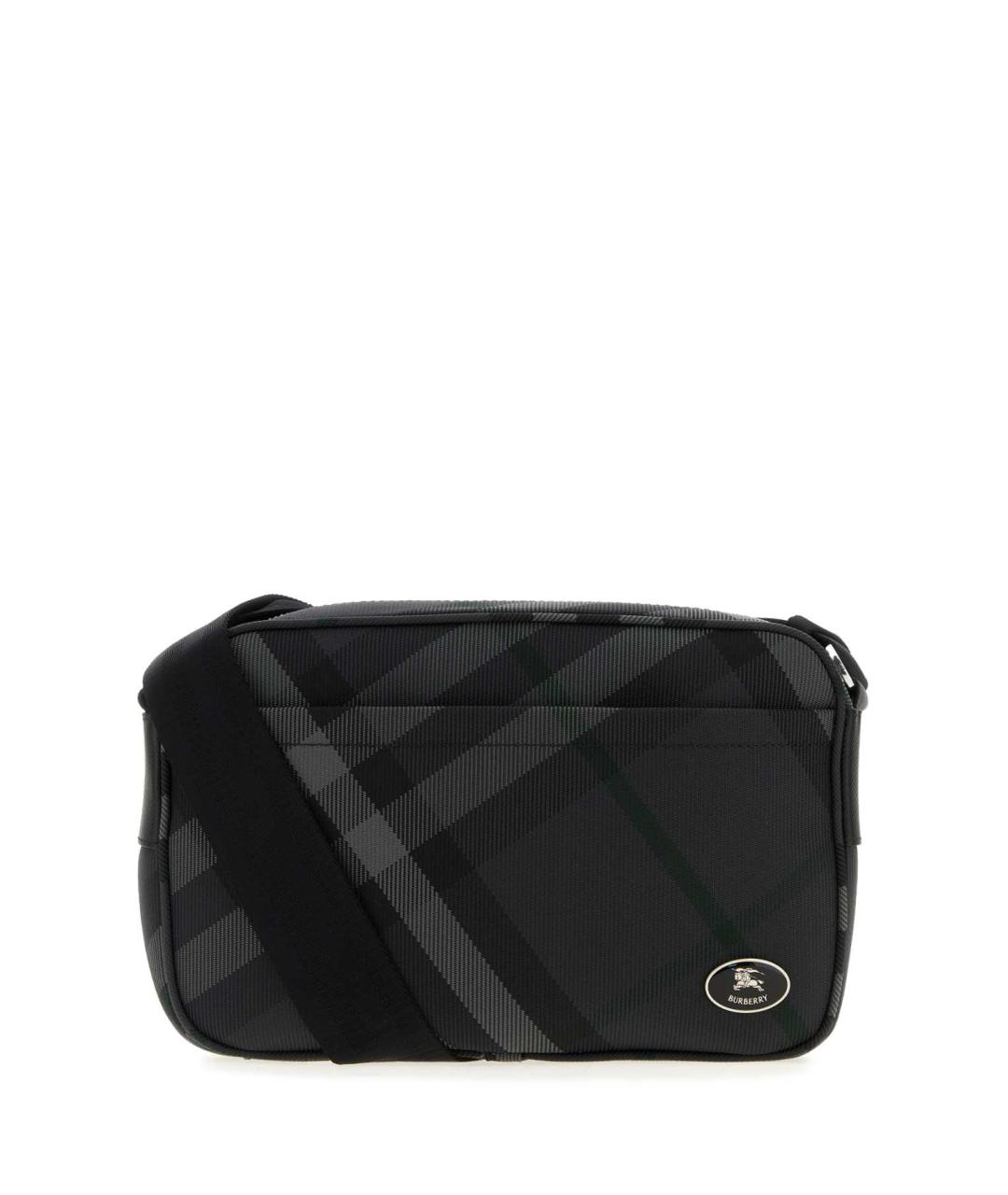 BURBERRY Антрацитовая сумка на плечо, фото 1