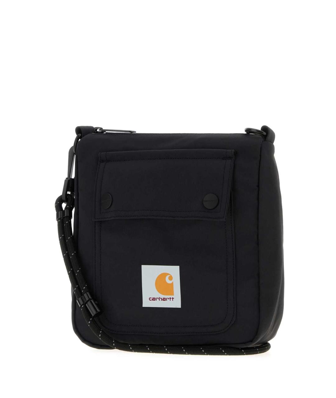 CARHARTT WIP Черная синтетическая сумка на плечо, фото 2