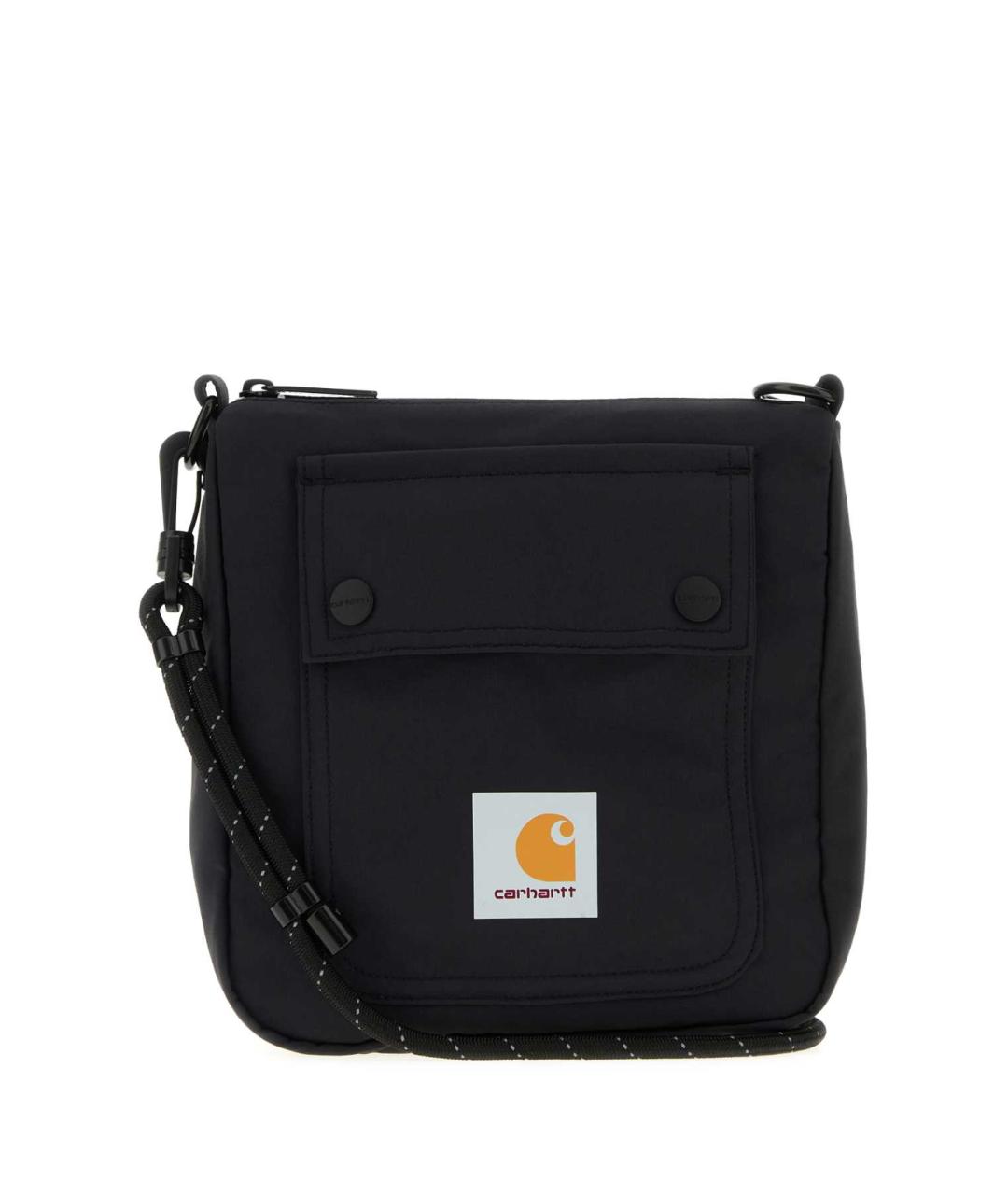 CARHARTT WIP Черная синтетическая сумка на плечо, фото 1