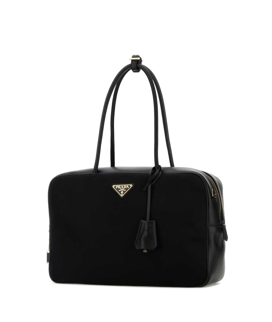 PRADA Черная синтетическая сумка тоут, фото 2