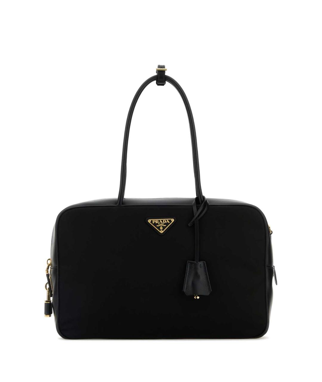 PRADA Черная синтетическая сумка тоут, фото 1