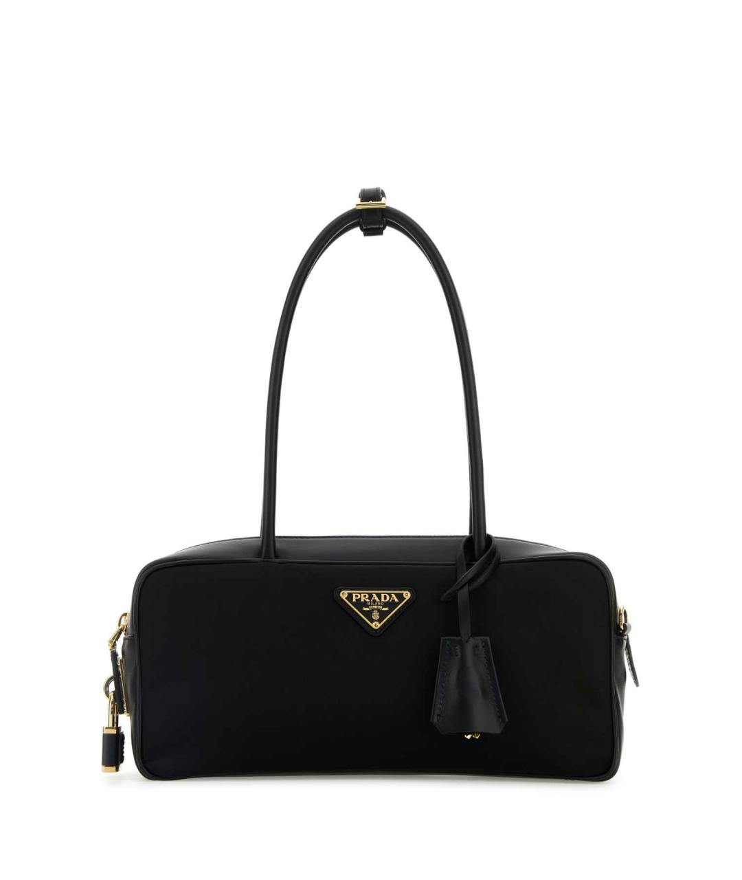 PRADA Черная синтетическая сумка тоут, фото 1