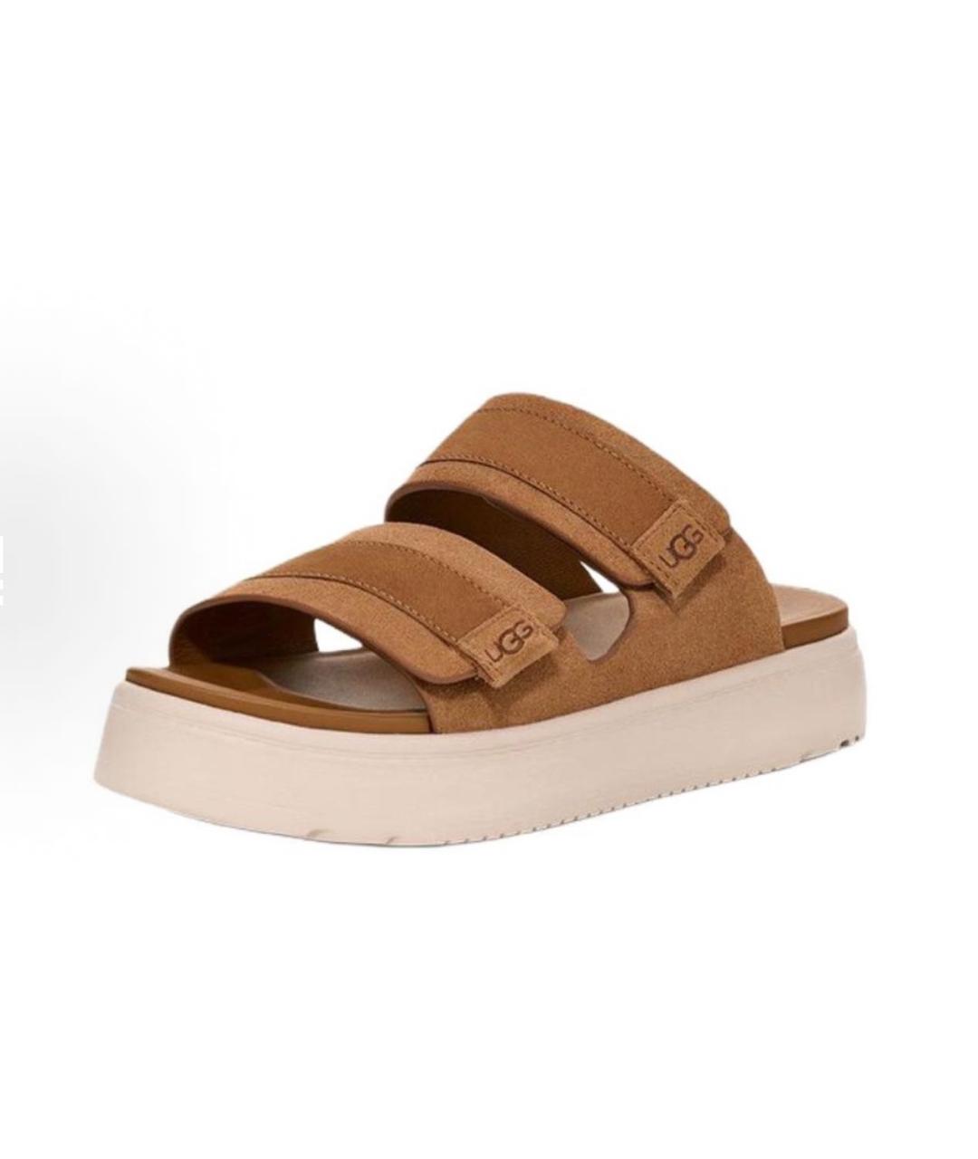 UGG AUSTRALIA Коричневые сандалии, фото 2