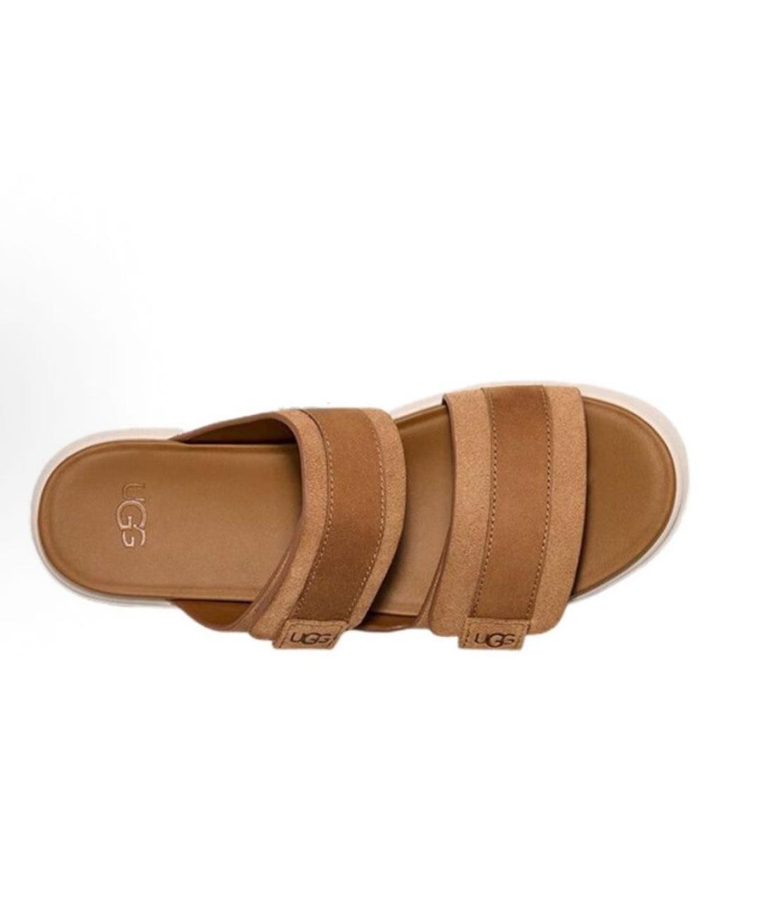 UGG AUSTRALIA Коричневые сандалии, фото 5