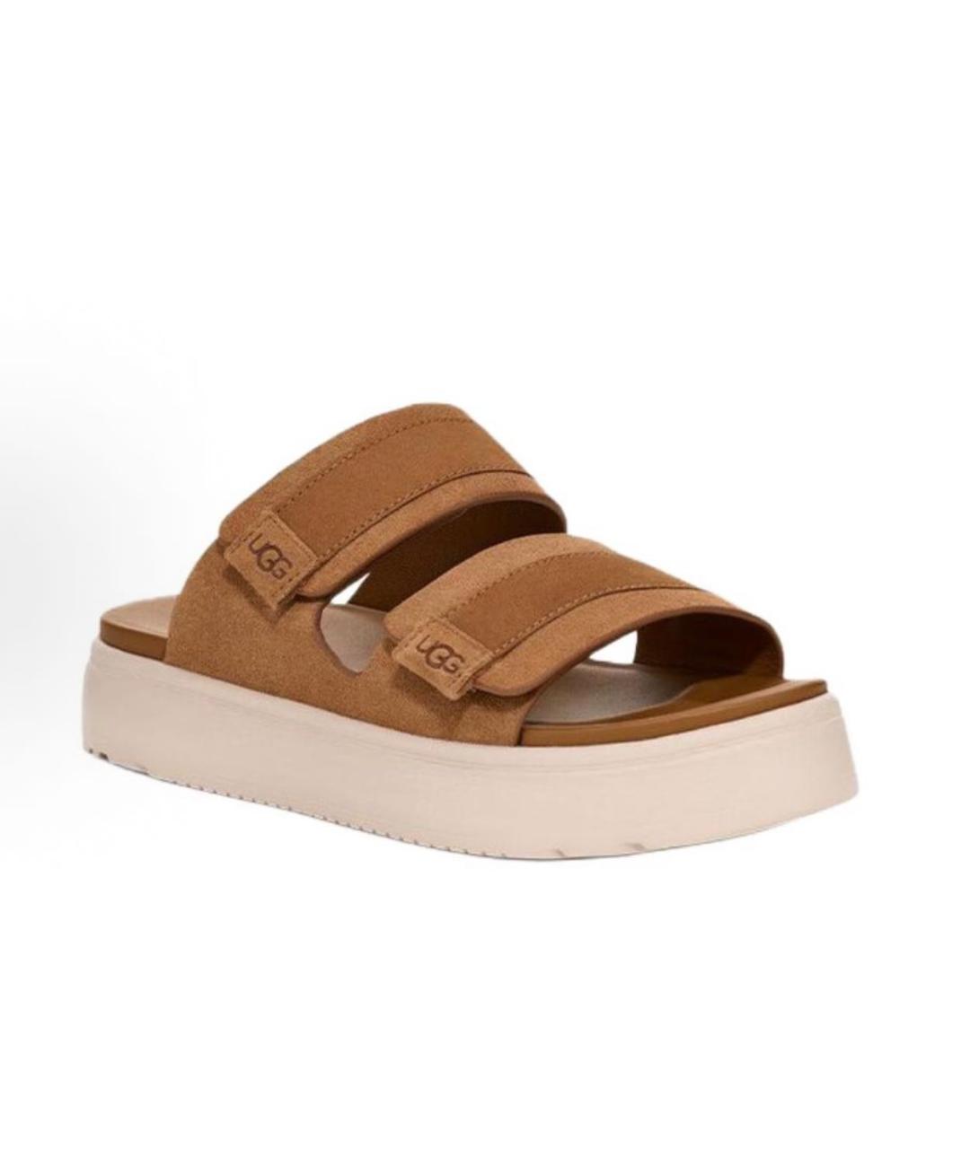 UGG AUSTRALIA Коричневые сандалии, фото 4