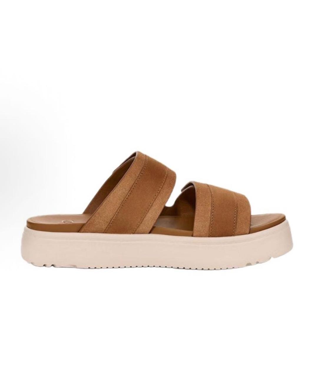 UGG AUSTRALIA Коричневые сандалии, фото 3