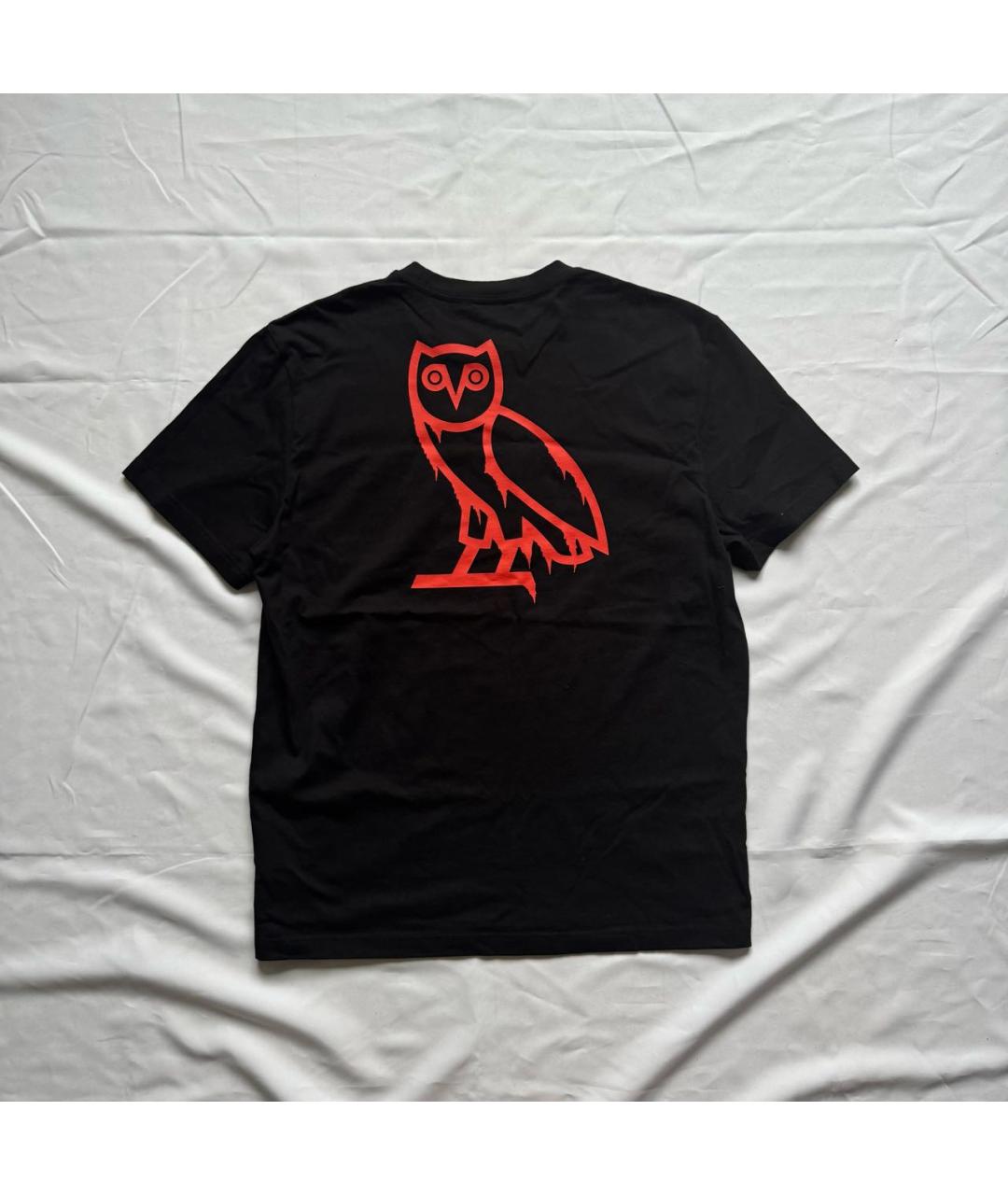OVO by Drake Черная хлопковая футболка, фото 2