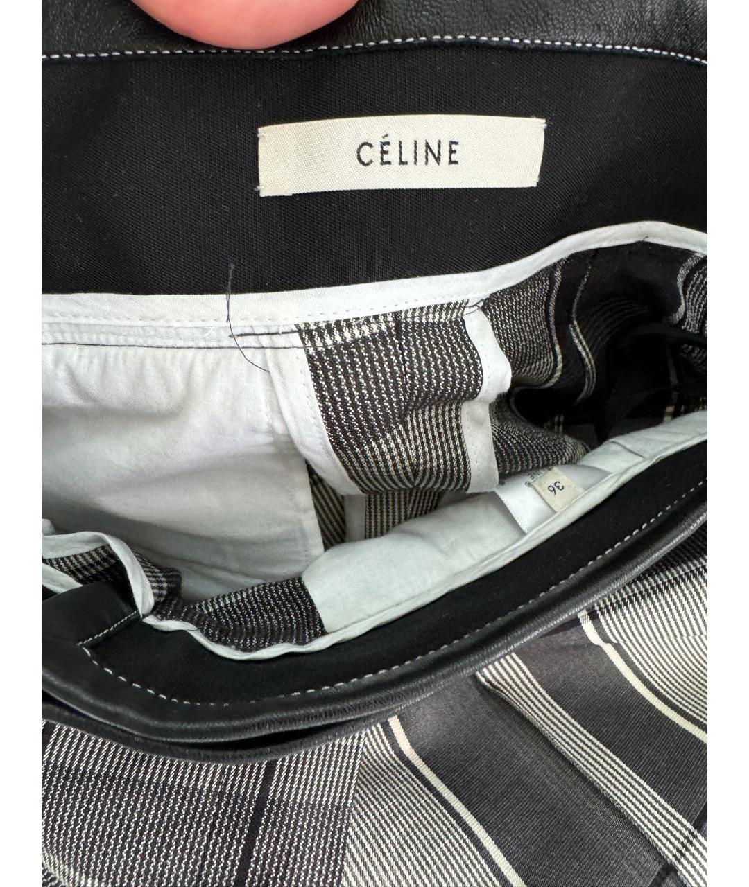 CELINE Шерстяные брюки широкие, фото 3