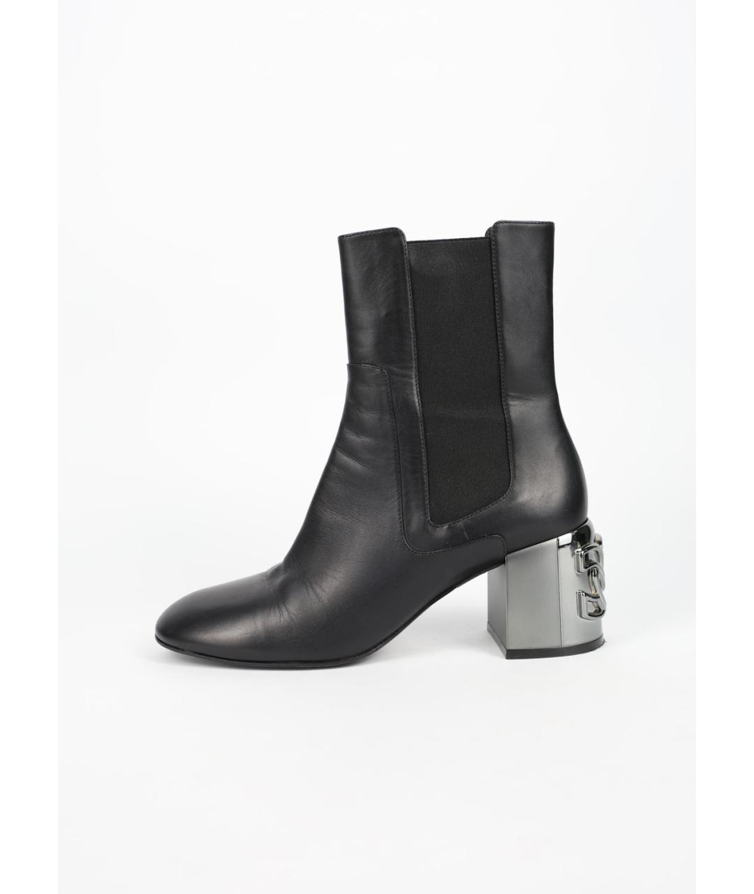 CASADEI Черные кожаные ботильоны, фото 4