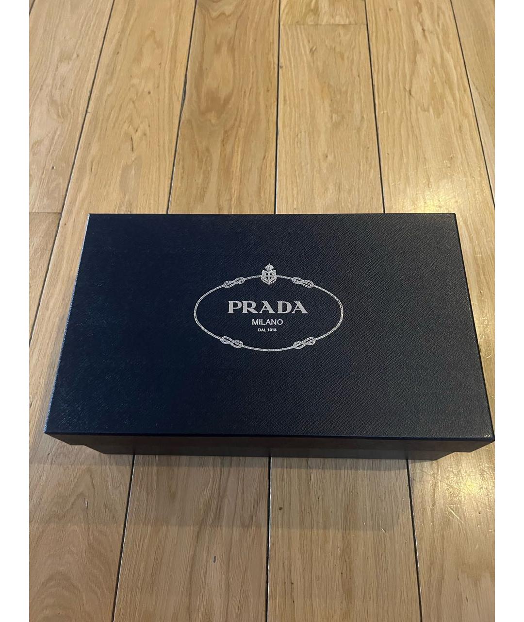 PRADA Темно-синие текстильные эспадрильи, фото 3
