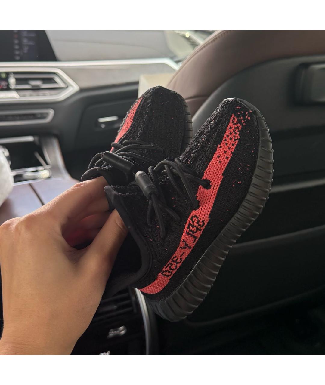 ADIDAS YEEZY Черные кеды, фото 3