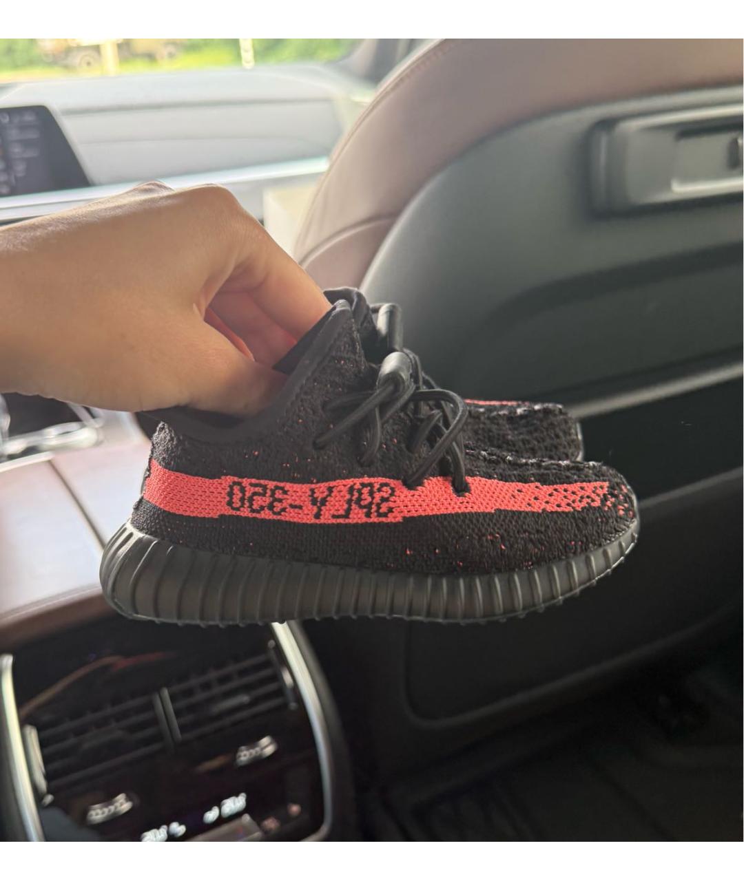 ADIDAS YEEZY Черные кеды, фото 6