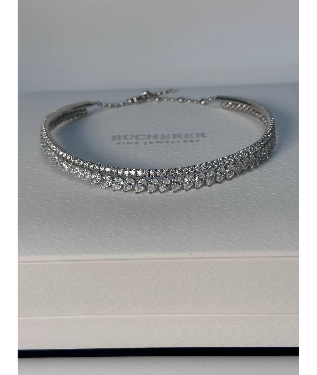 BOUCHERON Серебряное колье из белого золота, фото 4