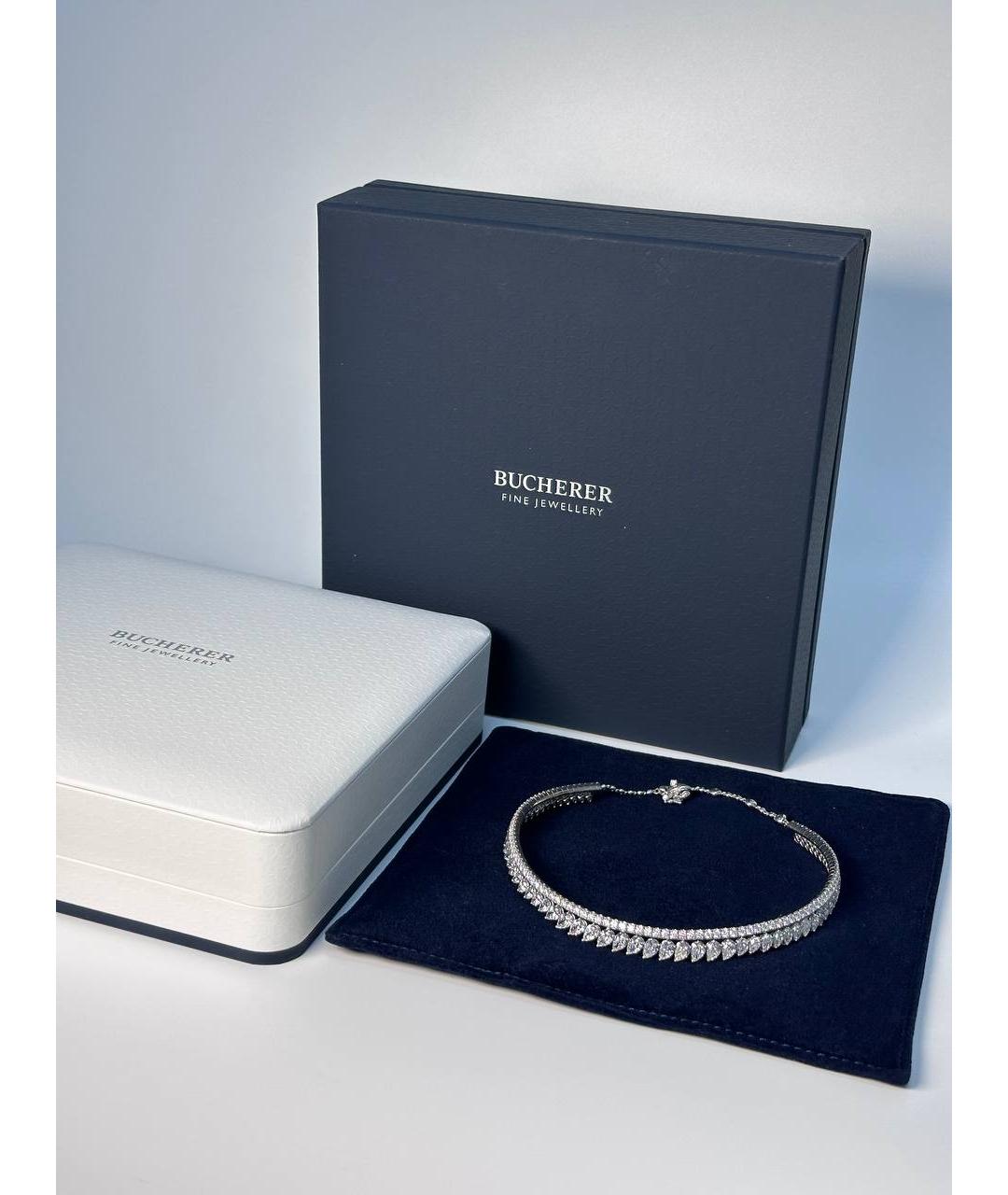 BOUCHERON Серебряное колье из белого золота, фото 3