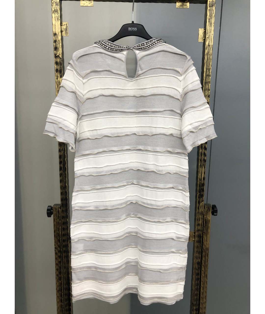 CHANEL PRE-OWNED Белое повседневное платье, фото 3