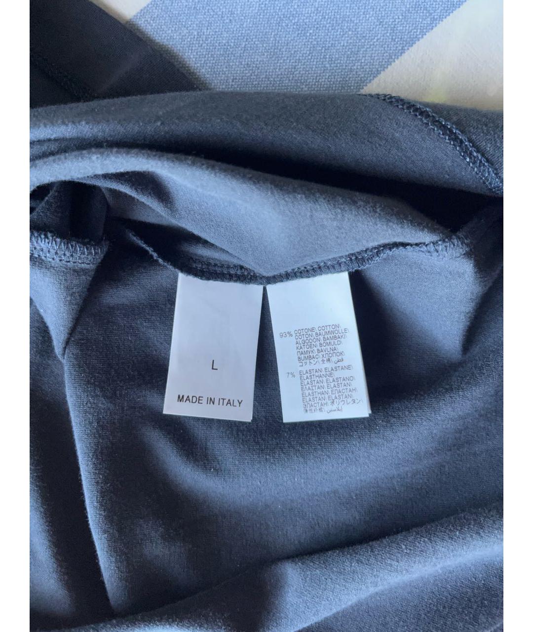 BRUNELLO CUCINELLI Серая хлопковая майка, фото 4