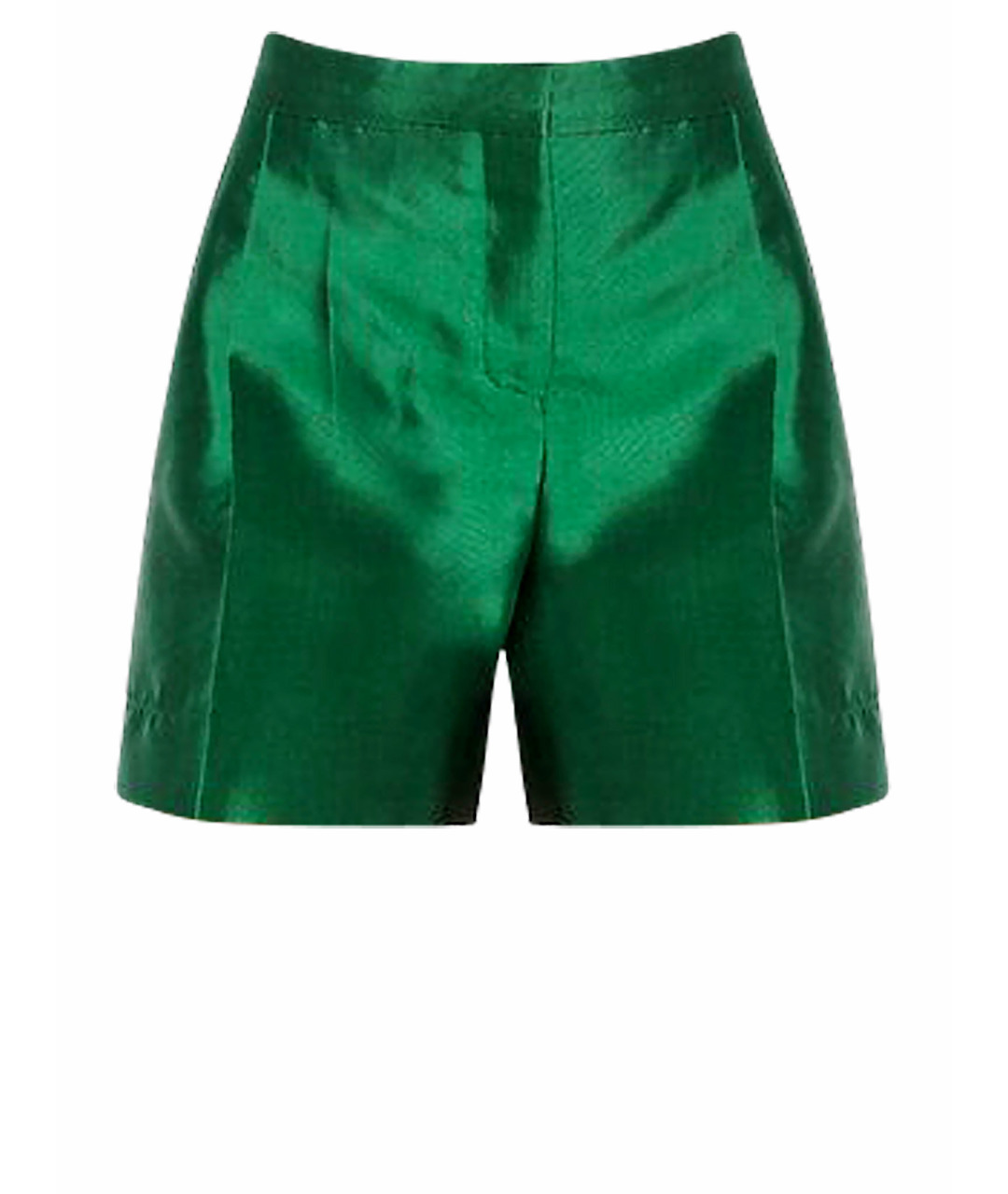 VALENTINO Зеленые шелковые шорты, фото 1