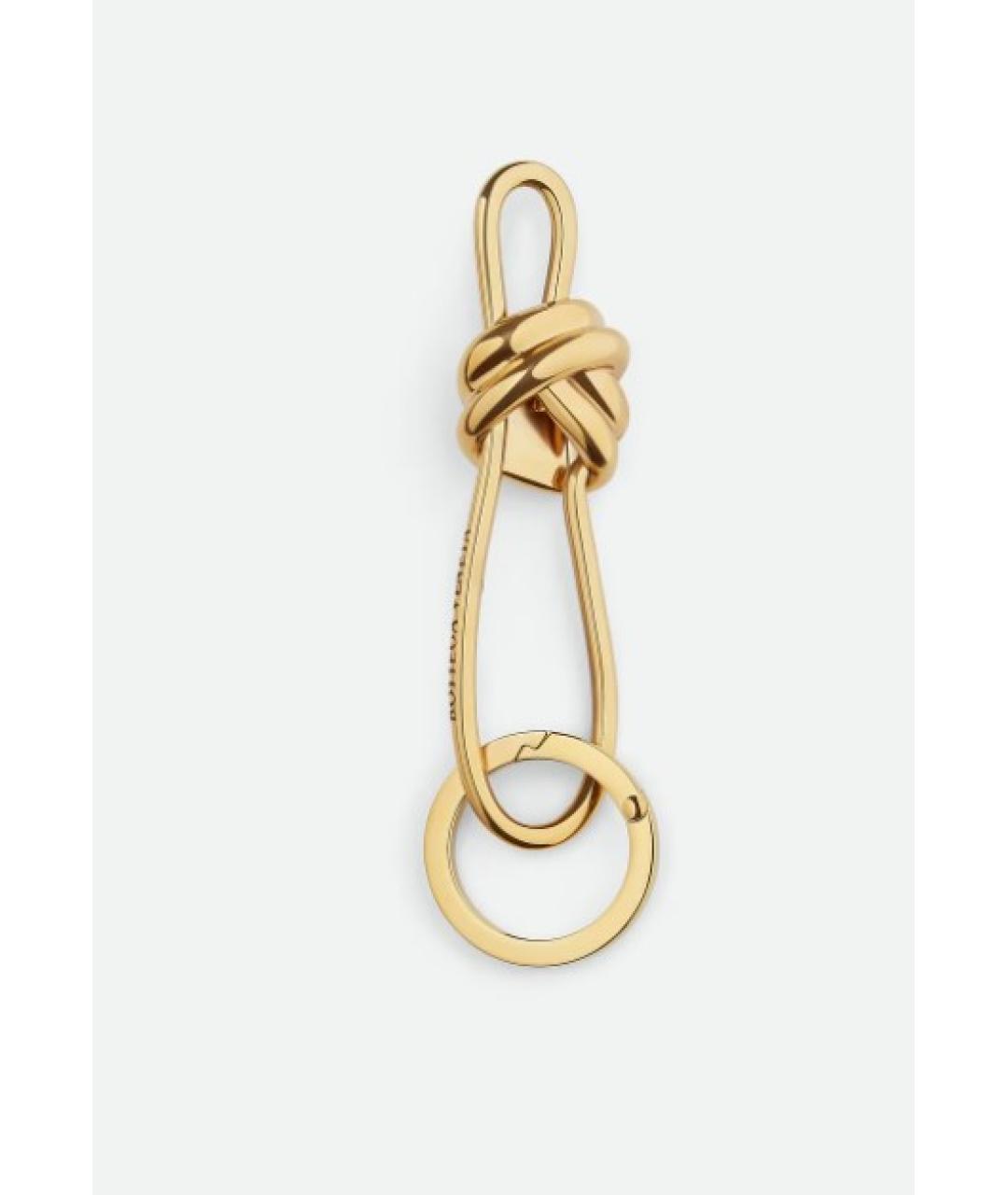 BOTTEGA VENETA Золотой брелок, фото 2