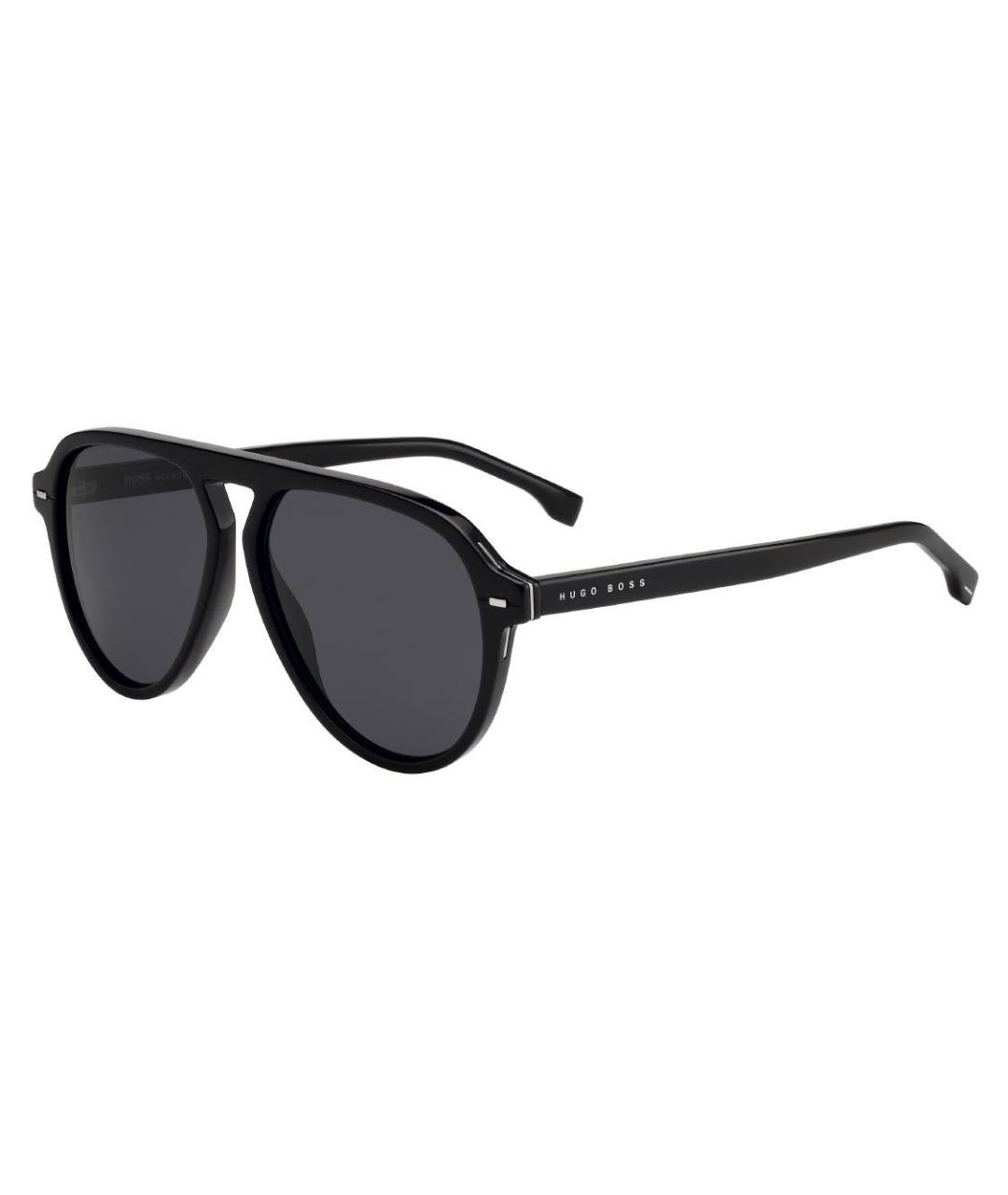 HUGO BOSS Черные пластиковые солнцезащитные очки, фото 6