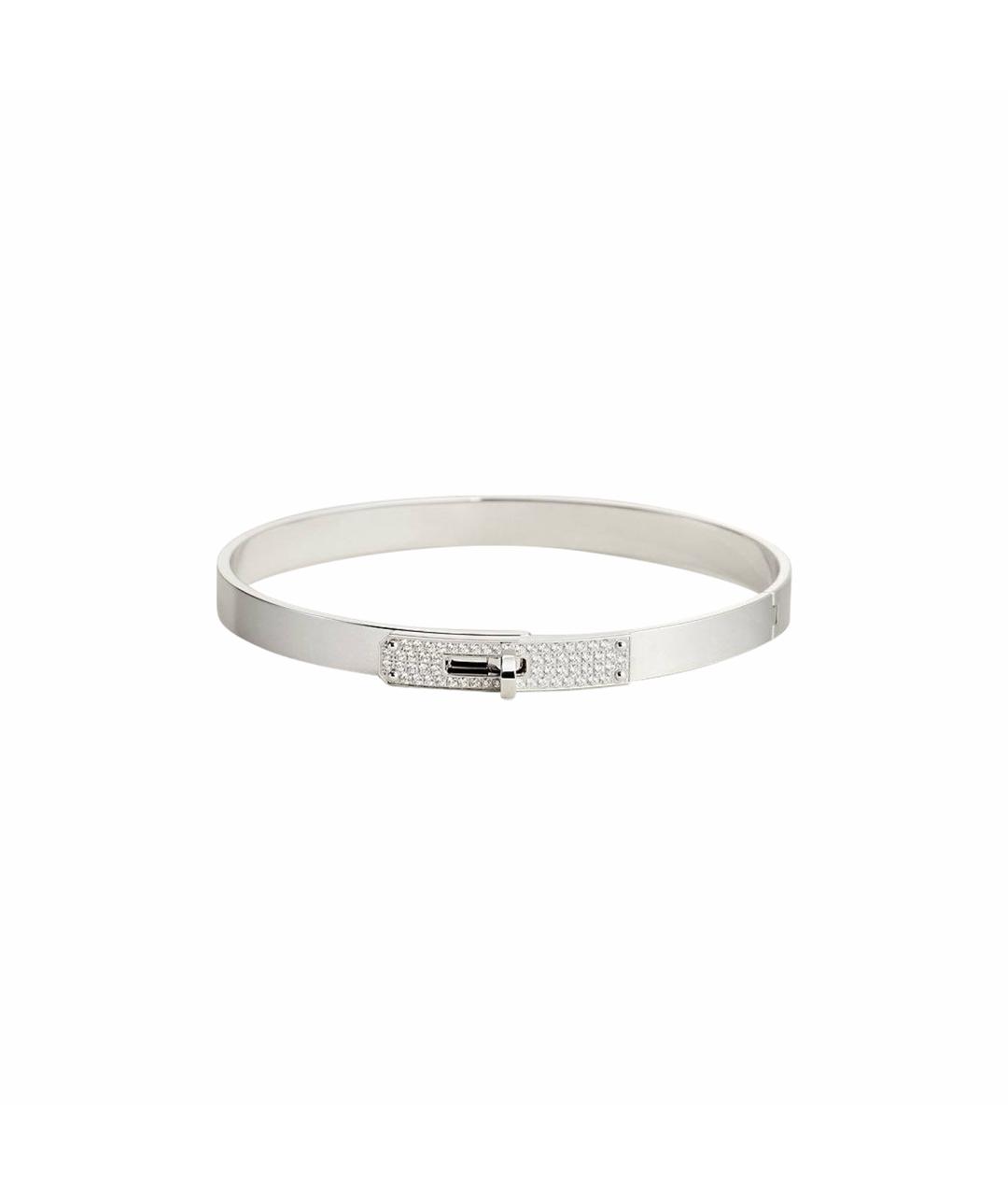 HERMES Серебрянный браслет из белого золота, фото 1
