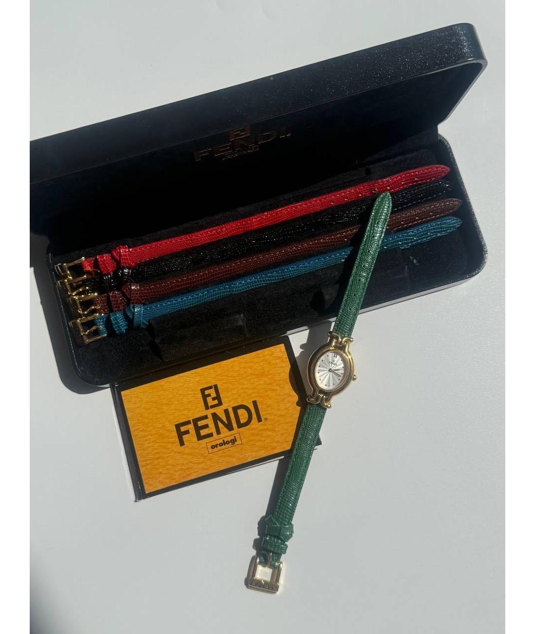 FENDI Мульти стальные часы, фото 8