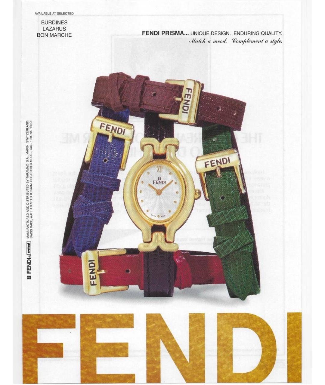 FENDI Мульти стальные часы, фото 5