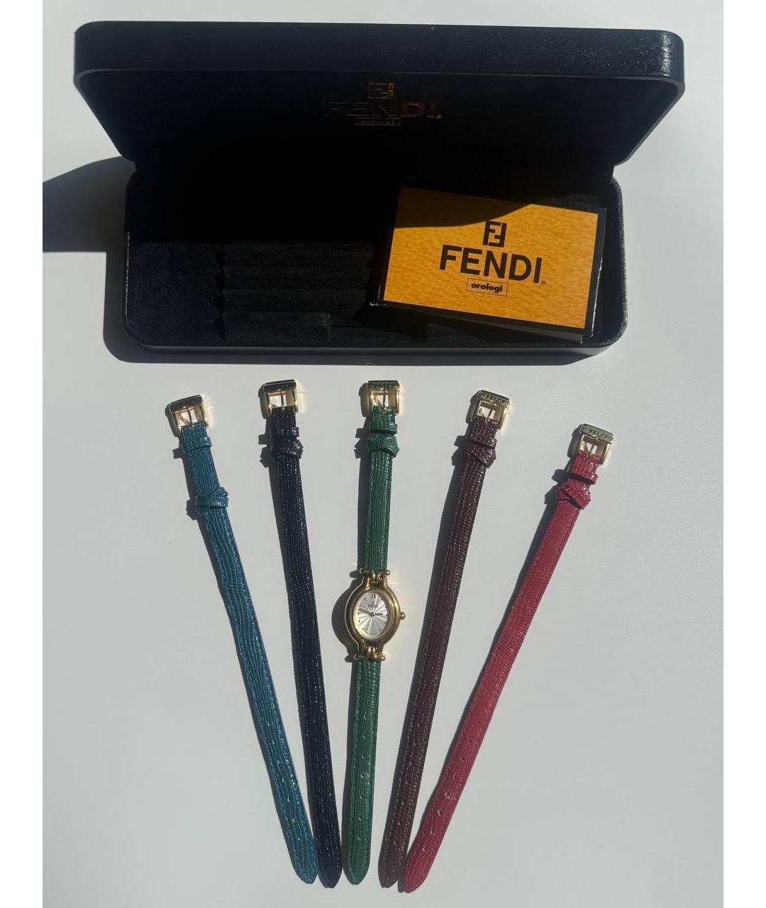 FENDI Мульти стальные часы, фото 4