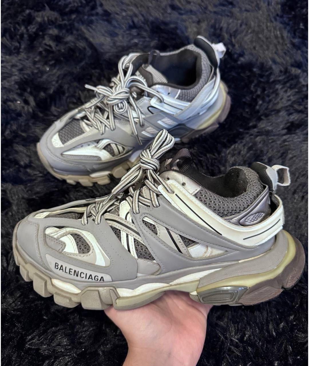 BALENCIAGA Серые кроссовки, фото 6