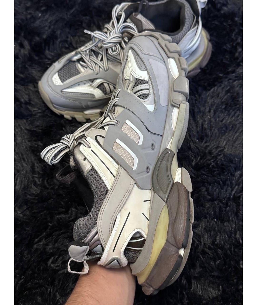 BALENCIAGA Серые кроссовки, фото 3