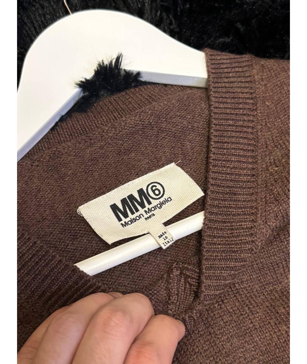 MAISON MARGIELA Коричневая жилетка, фото 4