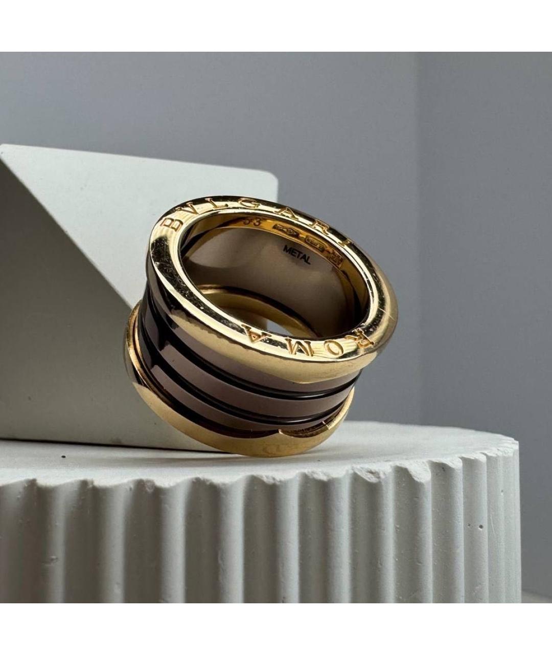 BVLGARI Коричневое кольцо из розового золота, фото 6
