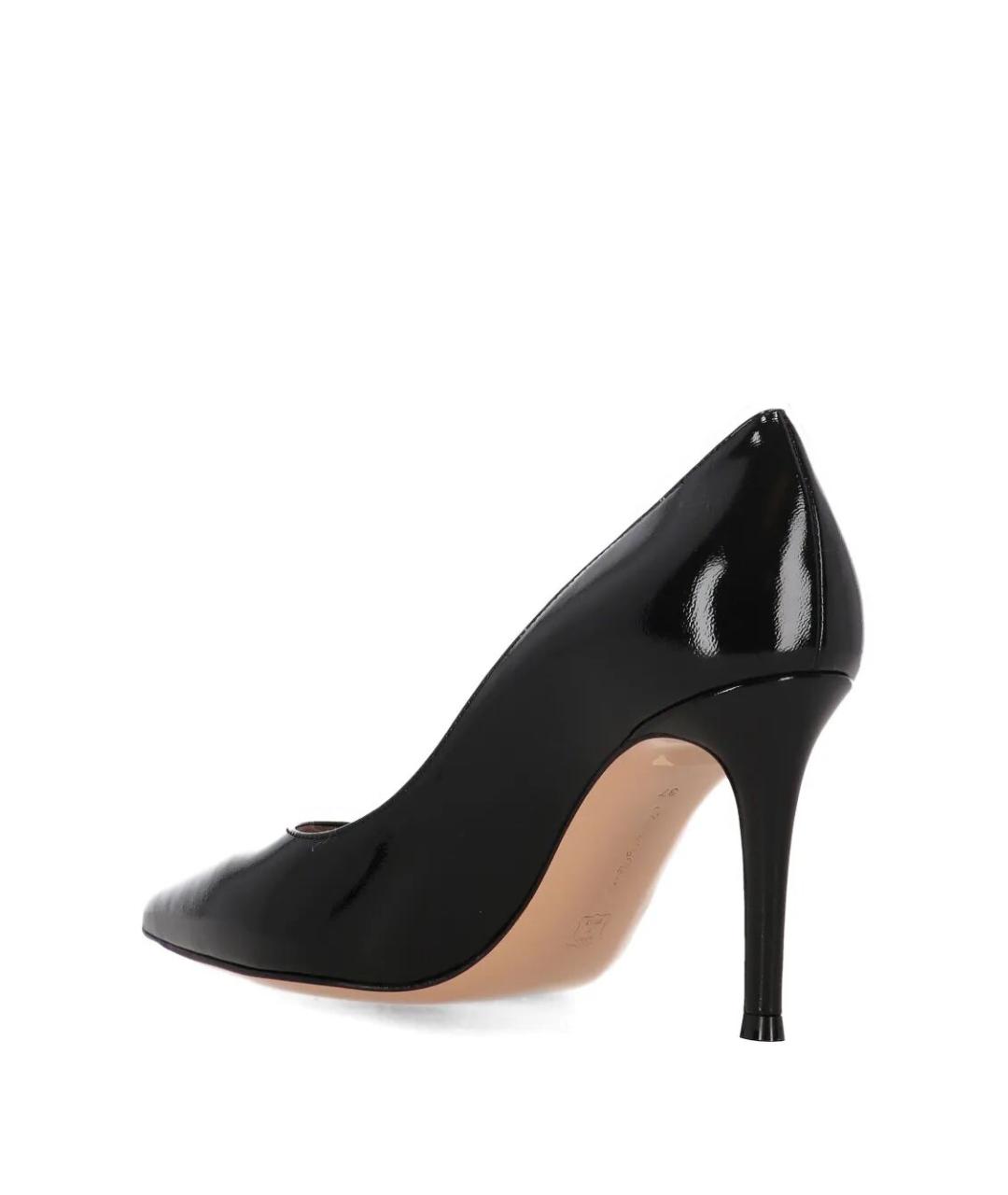 GIANVITO ROSSI Черные кожаные туфли, фото 2