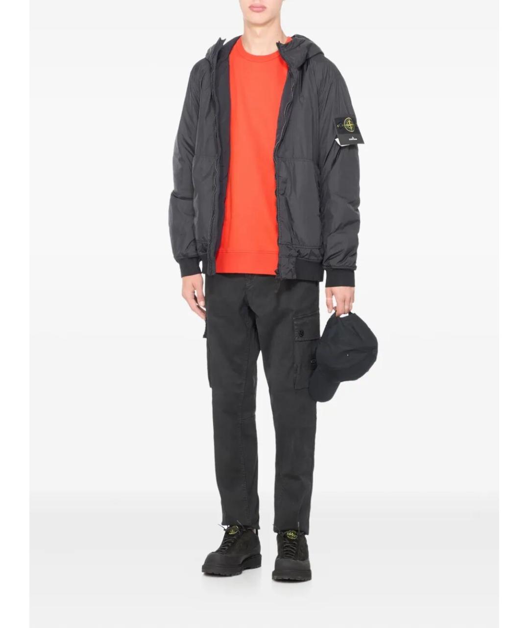 STONE ISLAND Оранжевый джемпер / свитер, фото 3