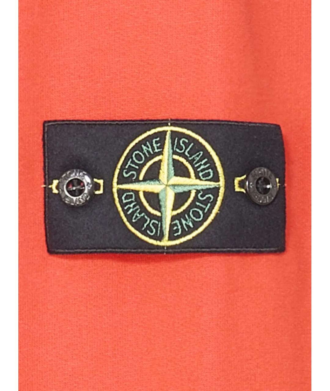 STONE ISLAND Оранжевый джемпер / свитер, фото 4