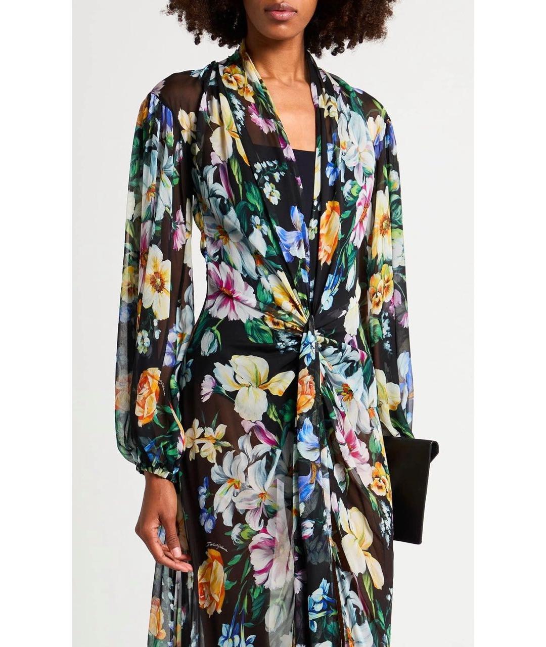 DOLCE&GABBANA Мульти коктейльное платье, фото 8