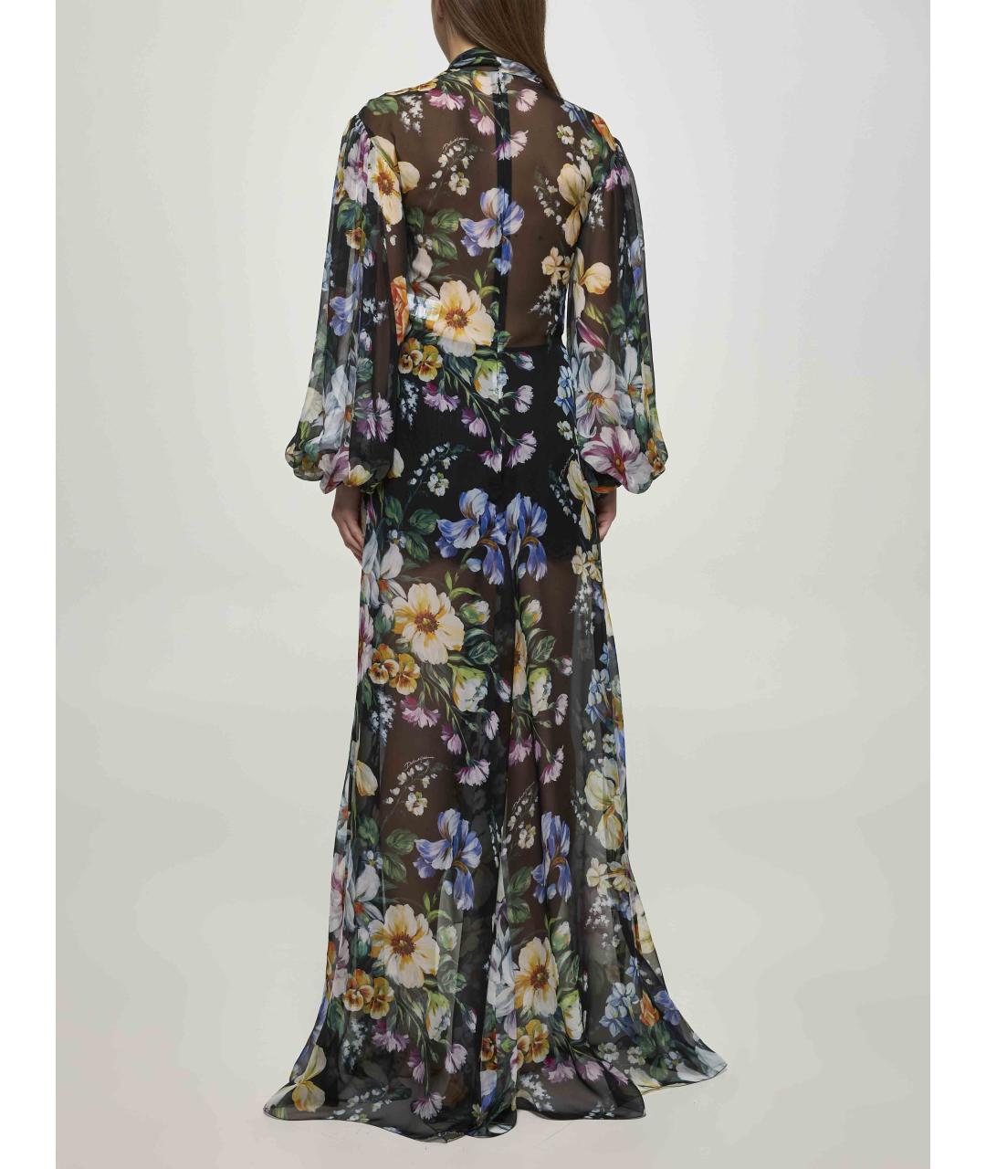 DOLCE&GABBANA Мульти коктейльное платье, фото 3