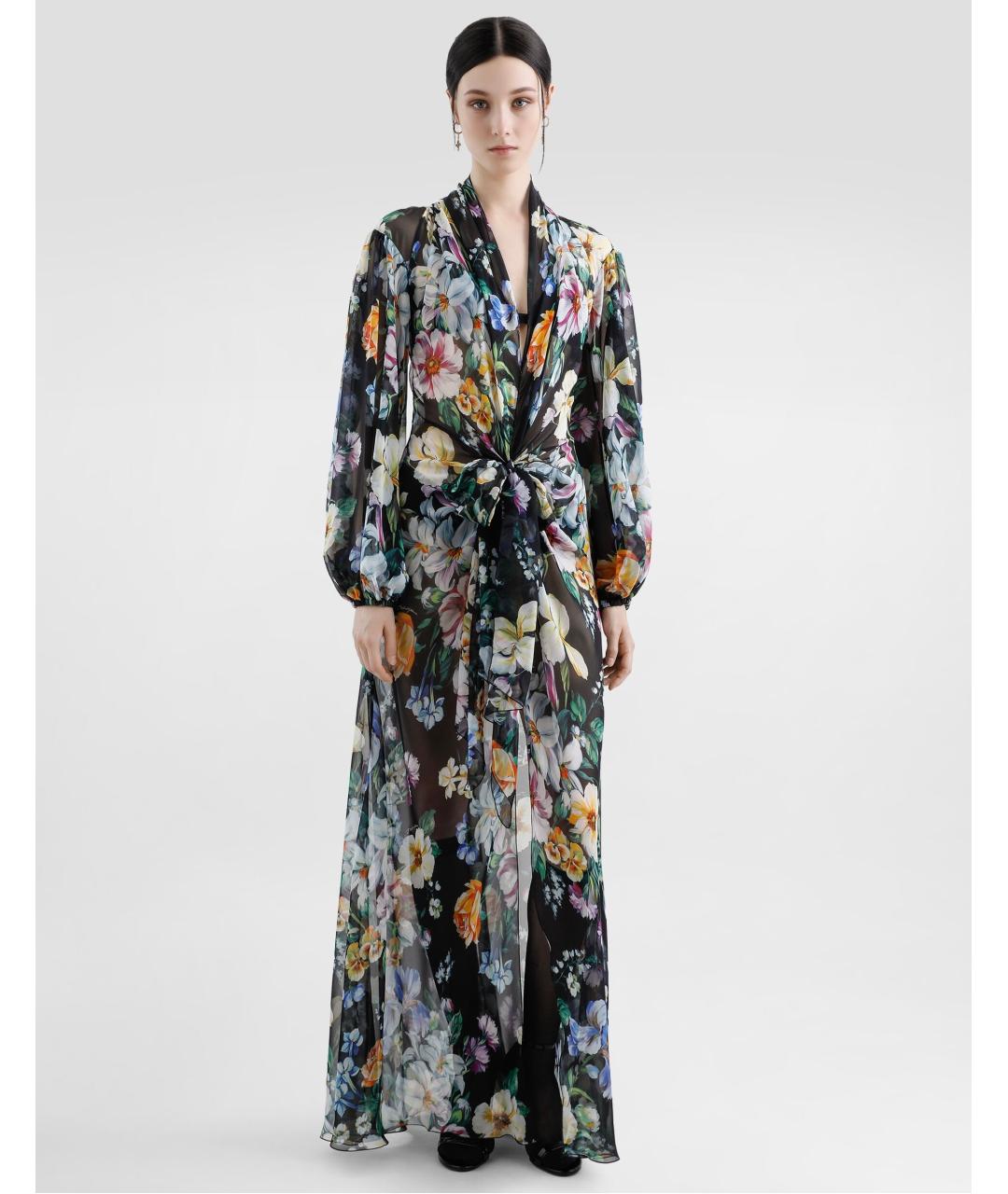 DOLCE&GABBANA Мульти коктейльное платье, фото 5