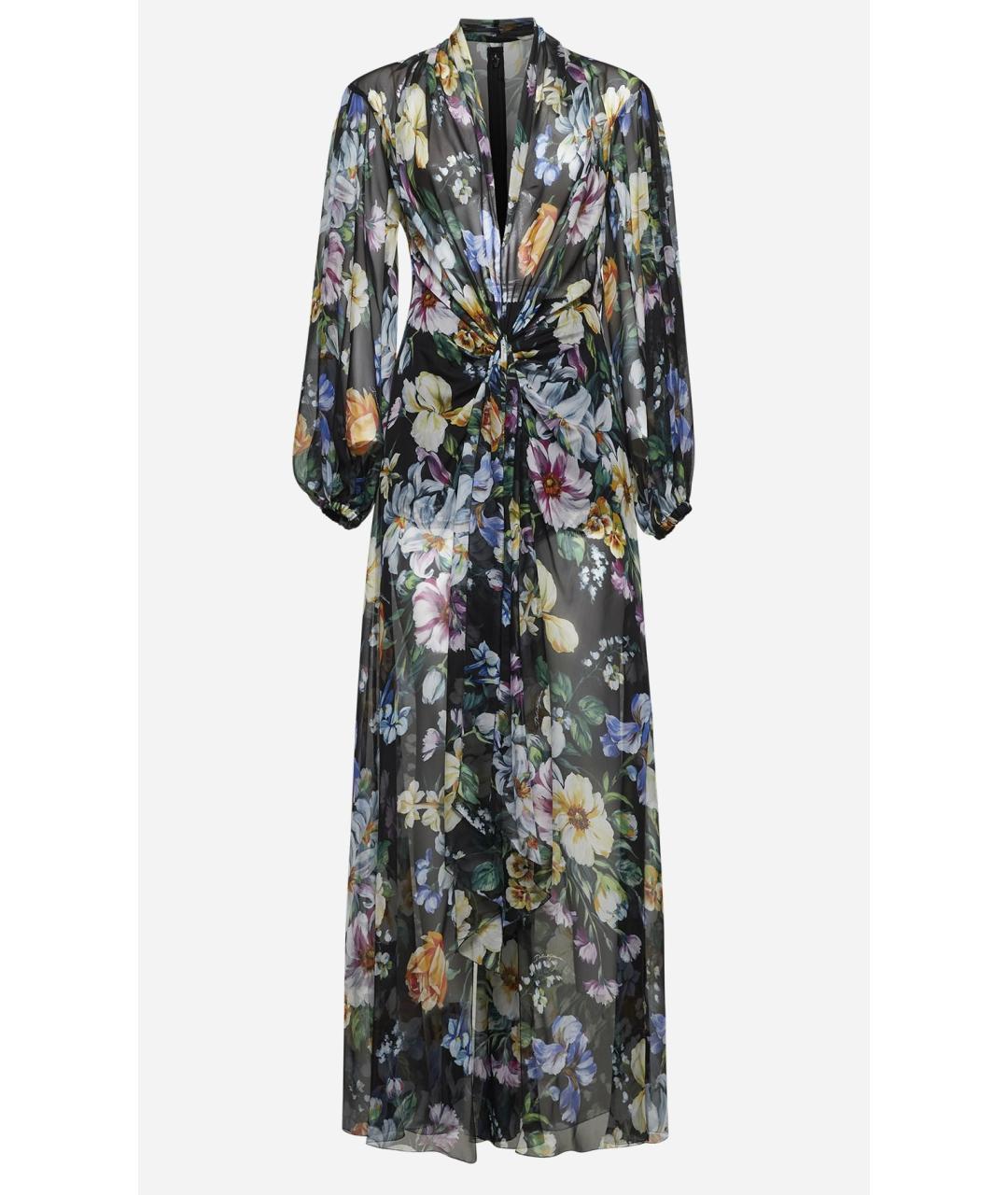 DOLCE&GABBANA Мульти коктейльное платье, фото 8