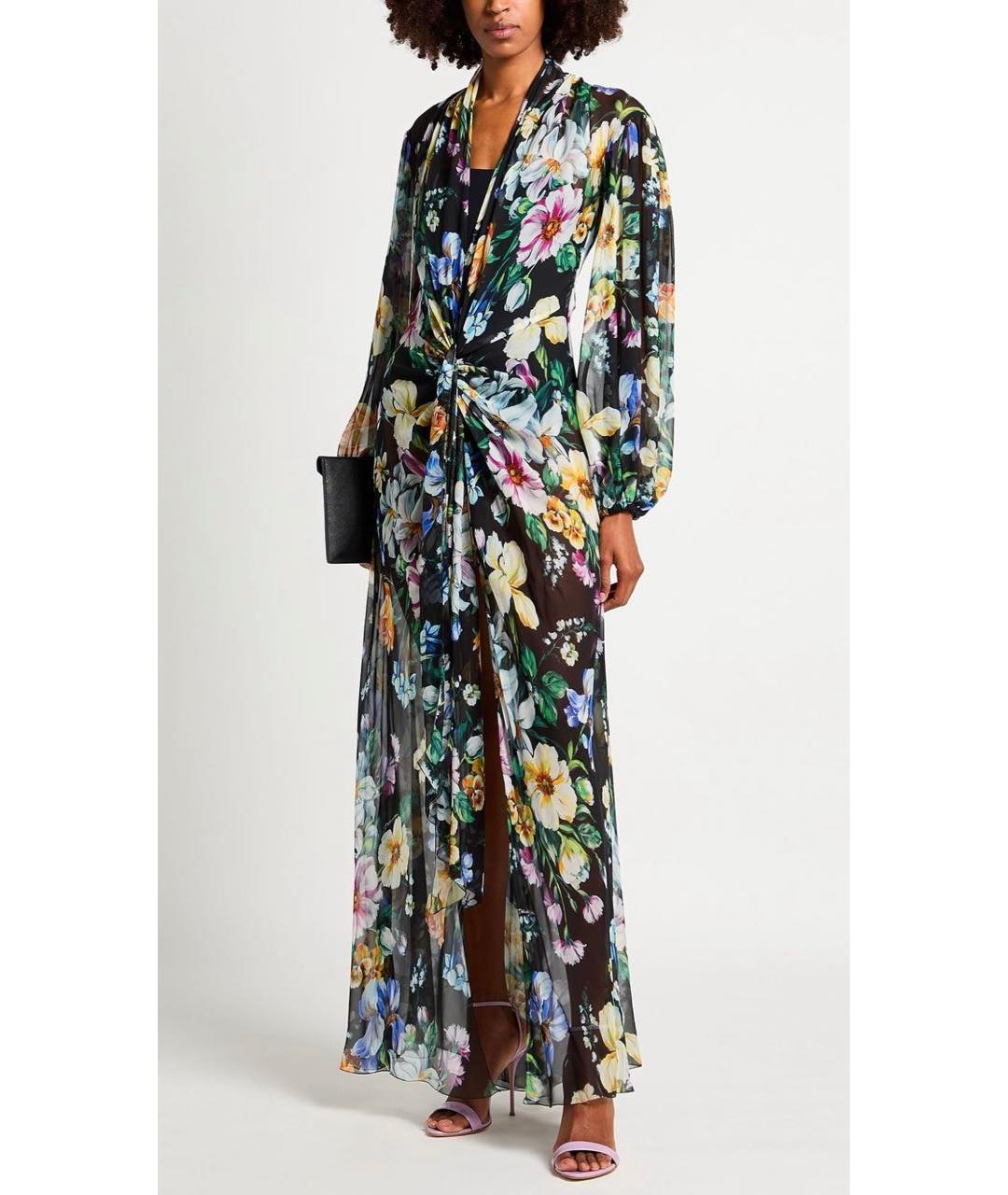 DOLCE&GABBANA Мульти коктейльное платье, фото 6