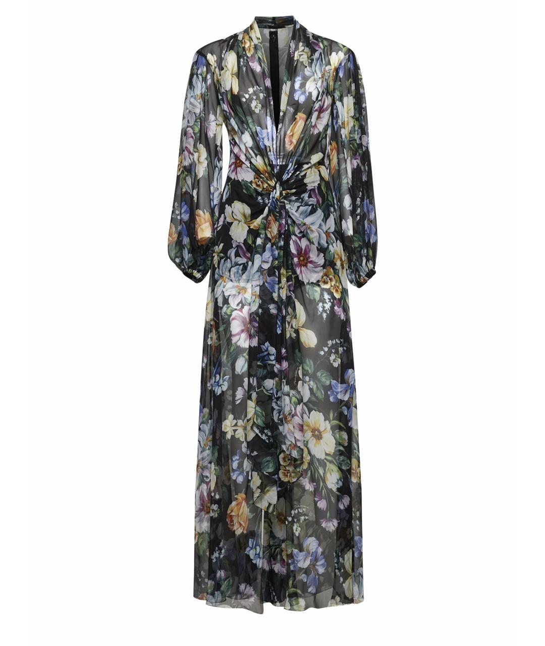 DOLCE&GABBANA Мульти коктейльное платье, фото 1